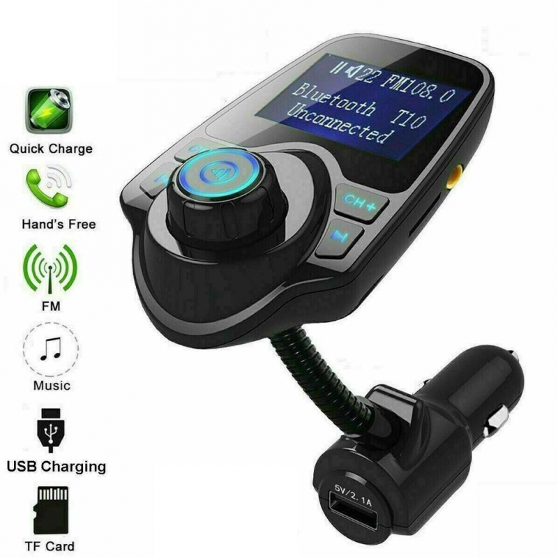 Bluetooth fm transmitter s handsfree do auta s USB + dárek Stylus pro kapacitní displeje zdarma