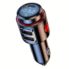 Bluetooth Fm transmitter s nabíječkou QC3.0 USB